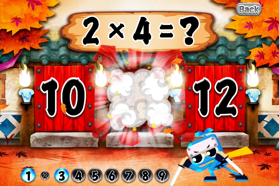 Learn Times Table Easy with Math Ninja screenshot 3