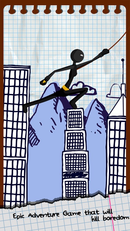 A Superhero Stickman Adventure - Swinging n Flying Through The City Streets