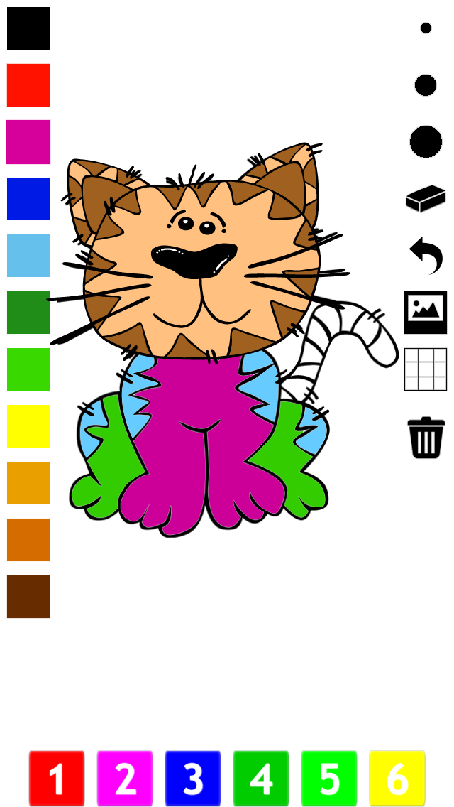 How to cancel & delete Cat Coloring Book for Little Children: Learn to draw and color cats and kittens from iphone & ipad 1