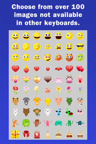 Smileys & Emoji Keyboard - Supersized GIFs Edition screenshot 2
