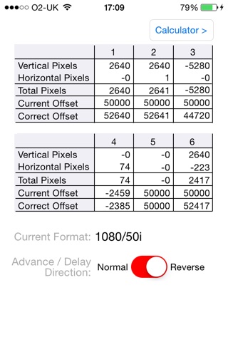 SDI Timing screenshot 4