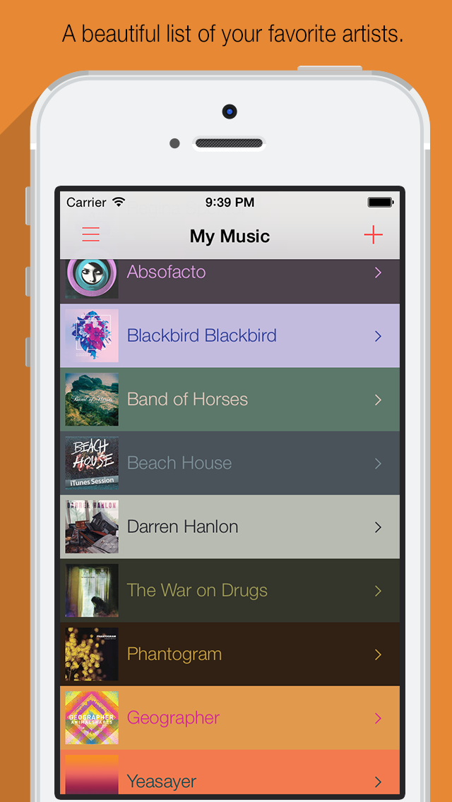 How to cancel & delete My Music - Your list of favorite artists, and bands. from iphone & ipad 1