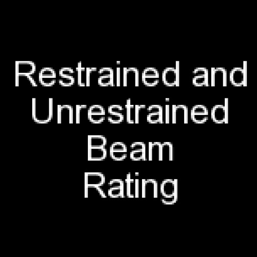 Restrained and Unrestrained Beam Rating