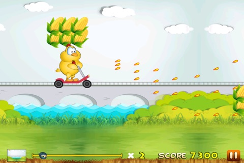 Baby Chicken Joyride Lite - A Tiny Farm Animal Skater screenshot 3