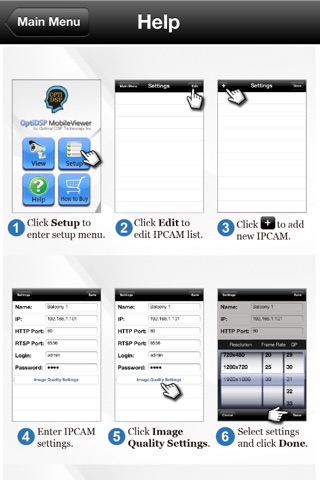 OptiDSP MobileViewer screenshot 2