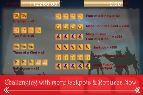 @Night Trail to Pharaoh - the time to spin Egyptian’s Way of Slots Machine Free screenshot 3