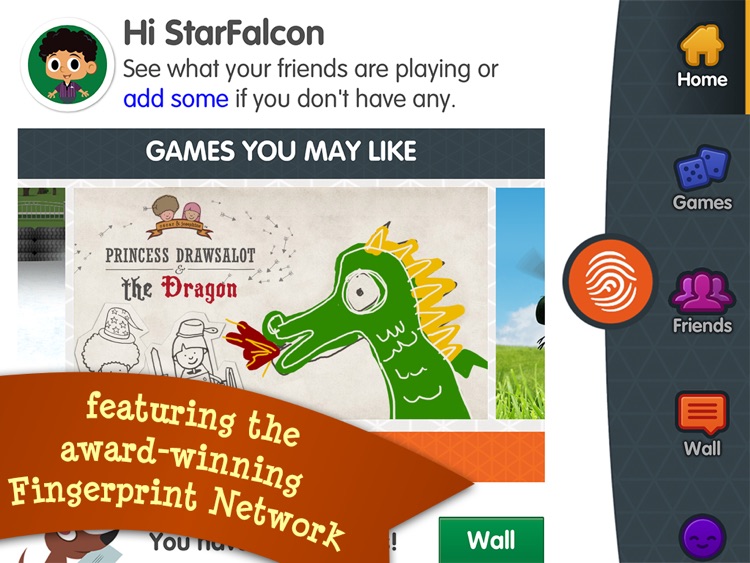 Princess Drawsalot and the Dragon - A Fingerprint Network App screenshot-3