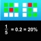 EQUIVALENTS provides practice at converting between fractions, decimals and