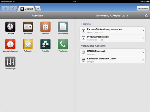 CAS PIA for iPad screenshot 2