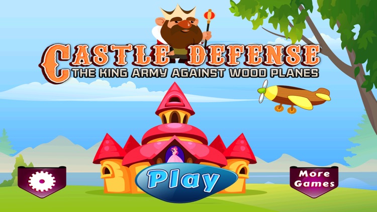 Castle defense - the king army against wood planes - Free Edition