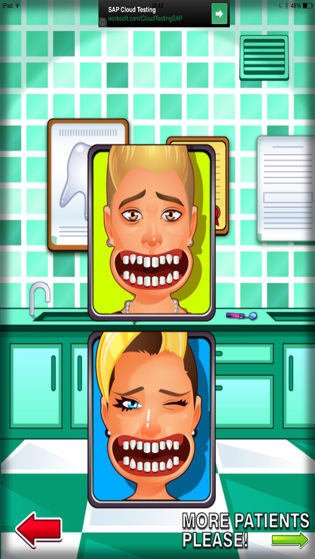 Aaah! Celebrity Dentist FREE- Ace Awesome Game for Girls and School Boys 1.2 IOS -