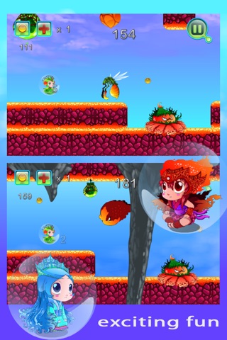 Bubble Girl - Escape Frozen Rain screenshot 2