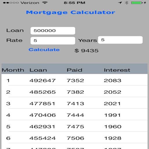 SimpleMortgageCalculatorAPP