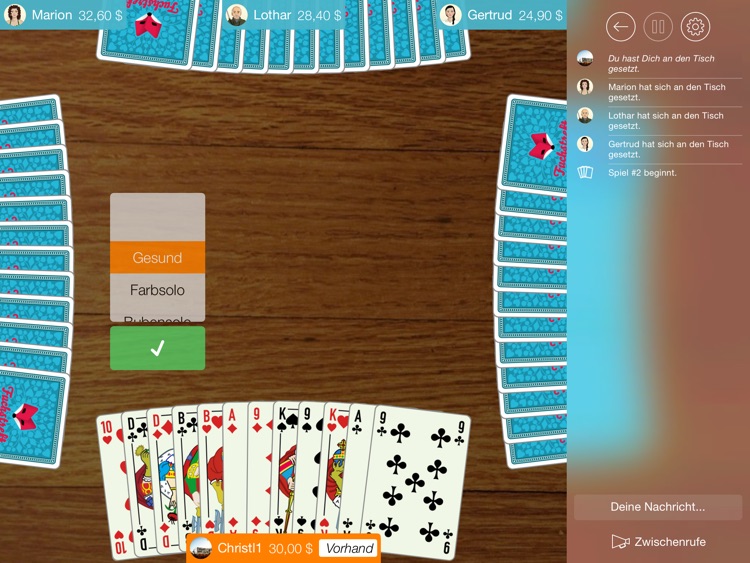 Fuchstreff Doppelkopf HD screenshot-3