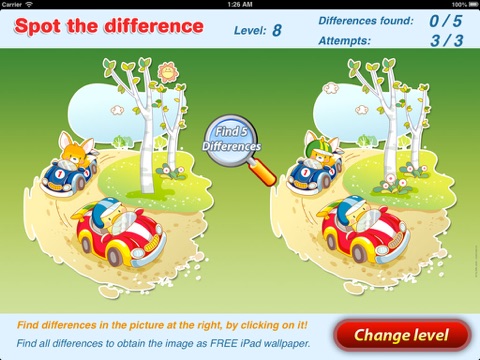 Cute Spot the Difference Game screenshot 3