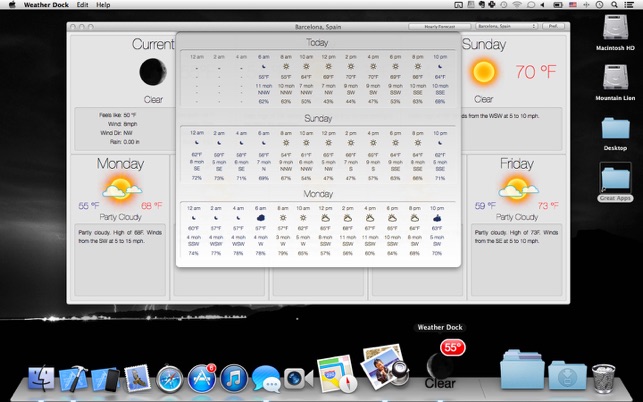 Weather Dock+ Desktop forecast(圖5)-速報App