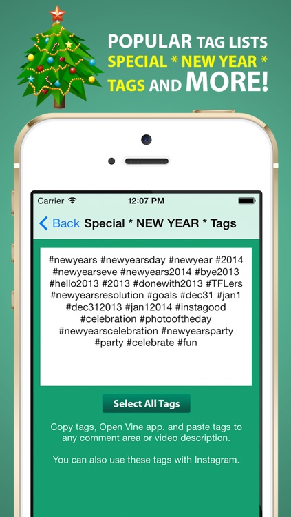 Tags for Vine - Most Popular Tags for Likes, Comments and Followers on Vine