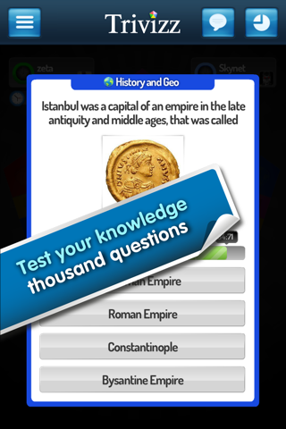 Trivizz - Trivial Quiz game for up to 6 players screenshot 3