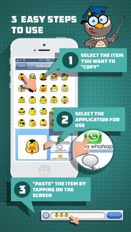 Whatsicons - Emoji Stickers, Emoticons, Text Pics for Whatsapp & Text Messaging