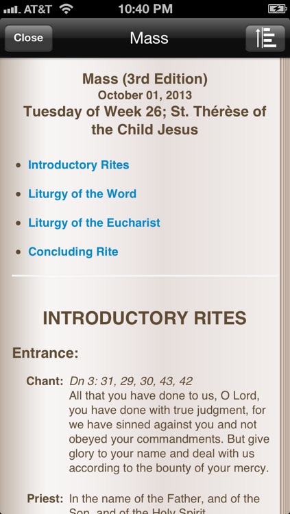 iMissal Catholic (Mass Reading, Calendar, Lectionary)