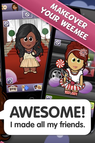 Party Girl Dress-Up - WeeMee Game screenshot 2