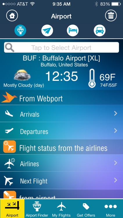 Buffalo Airport - Flight Tracker Premium