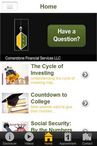 Cornerstone Financial Services, LLC screenshot 2