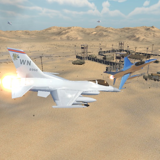 Fighter Plane Desert Combat iOS App