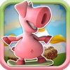 Food PIG skateboard racing mountain hill trick - free version