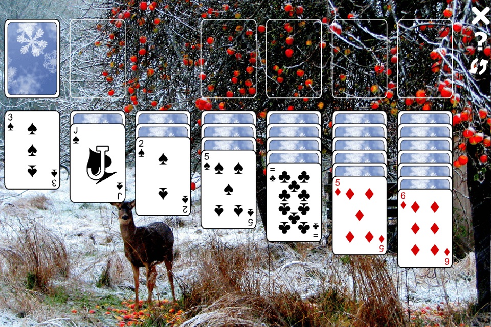 Winter Solitaire - Patience! screenshot 3