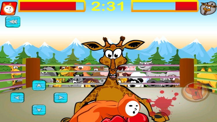 Alpaca vs. Giraffe Boxing Evolution FREE- It's a Real Animal Punch Revolution! screenshot-4