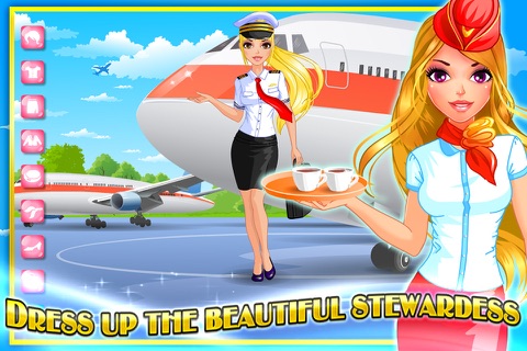 Stewardess Dressup screenshot 2