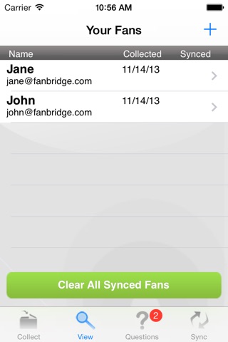 FanBridge Fan Collector screenshot 3