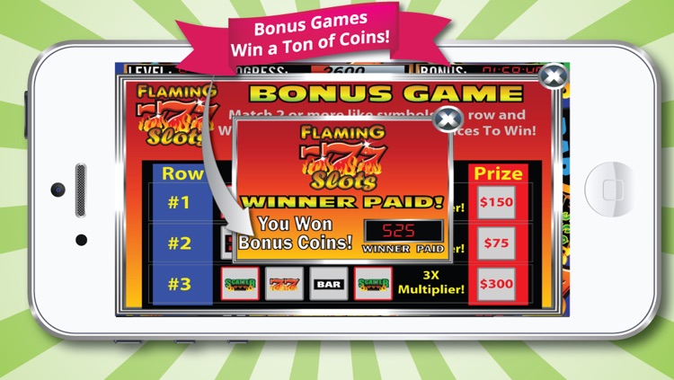 Flaming 7's Slot Machine screenshot-3