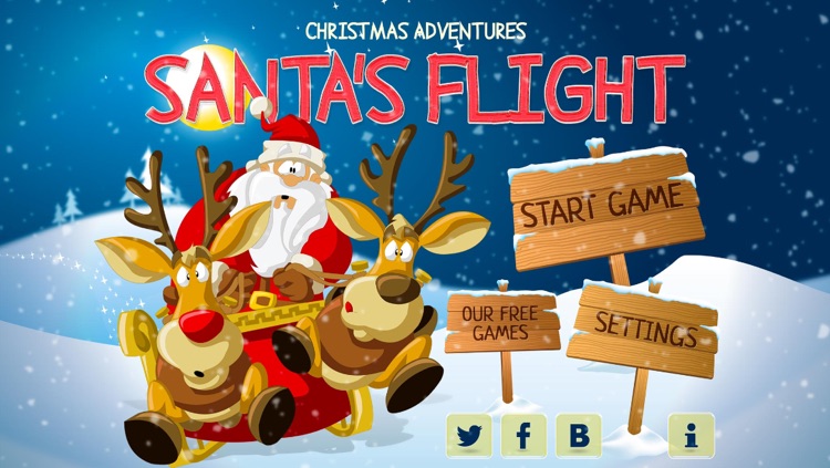 Santa's flight, christmas adventures