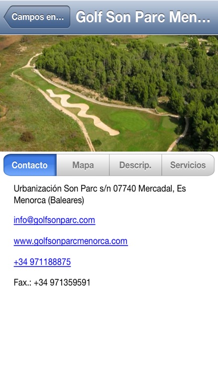 Campos de Golf de España