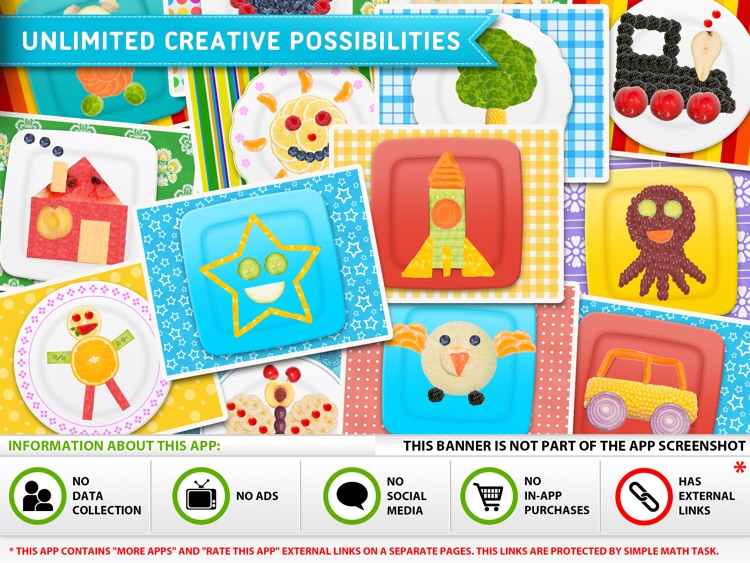 Cute Food - Creative Fun with Fruits and Vegetables, Healthy and Funny Meals for Kids screenshot-4