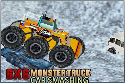 6X6 Monster Truck Car Smashing screenshot 2