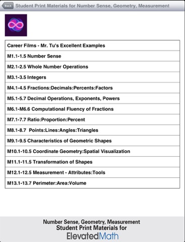 Student Print Materials for Number Sense, Geometry, Measurement screenshot 3