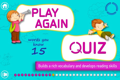 MY WORDS AMERICAN ENGLISH: Vocabulary and Reading Game for kids. Learn and have fun with Kiddy Words! screenshot 3