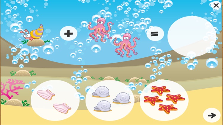 Underwater math game for children age 3-6: Learn the numbers 1-10 for kindergarten, preschool or nursery school!