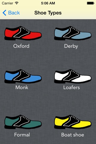 Men’s Shoe Guide screenshot 2