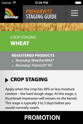 Preharvest Staging Guide screenshot 2