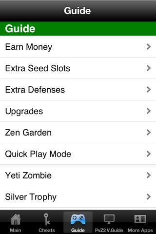 Pro Cheats - Plants vs Zombies Unofficial Guide Edition screenshot 3