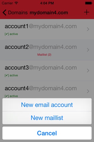 Mail for domain screenshot 3