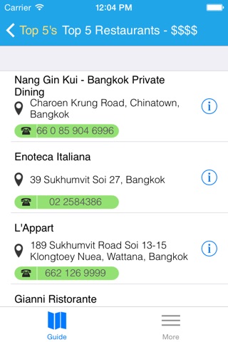Top5 Bangkok - Free Travel Guide and Map screenshot 4