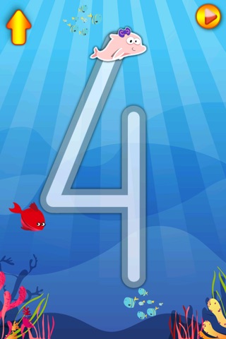 Montessori Sea Numbers - Kids learn by tracing numbers screenshot 3