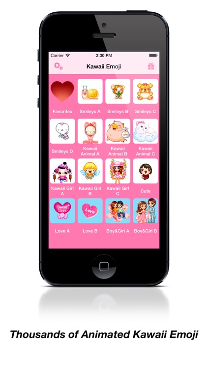 Kawaii Emoji Keyboard Pro - Animated Kawaii Emoticons & Smileys & Stickers & Faces for iMessage and WhatsApp