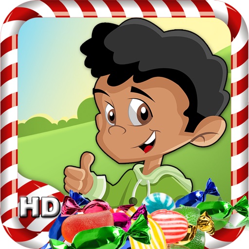 Boy Candy Escape - The strategic Jumps over the Candy Floor HD Free Version Icon