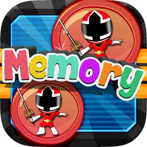 Memory Matching 7 Rangers Puzzle Samurai Hero icon